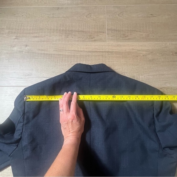 Vintage Burberrys 41 Blue  Blazer Jacket Sport Coat - Picture 16 of 16